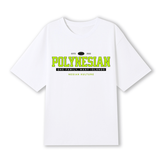 Oversized Tee | Island Green Limited Drop - Nesian Kulture