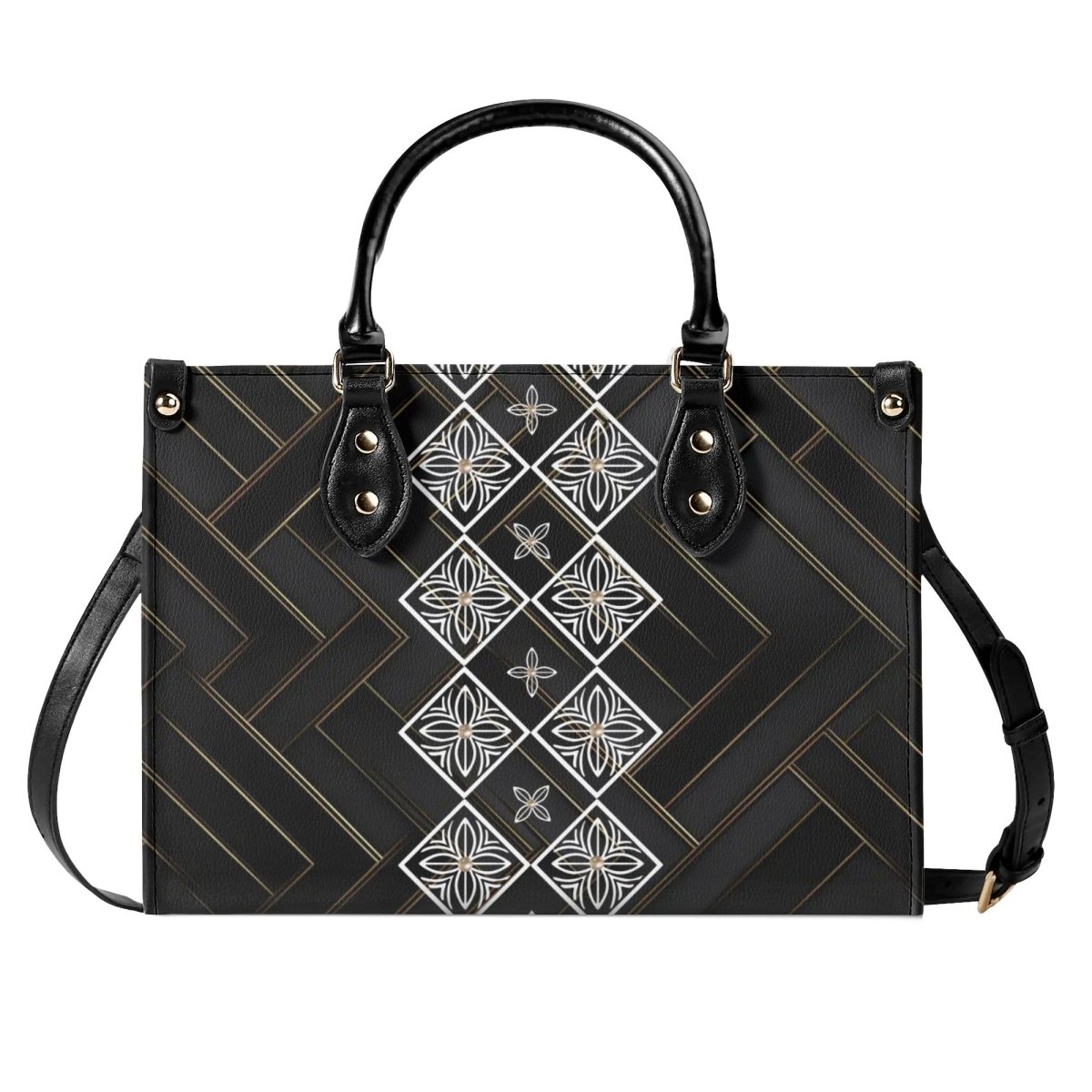 Pacific Elegance Luxury Women PU Leather Handbag - Nesian Kulture