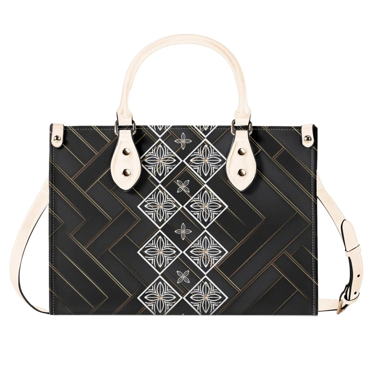 Pacific Elegance Luxury Women PU Leather Handbag - Nesian Kulture