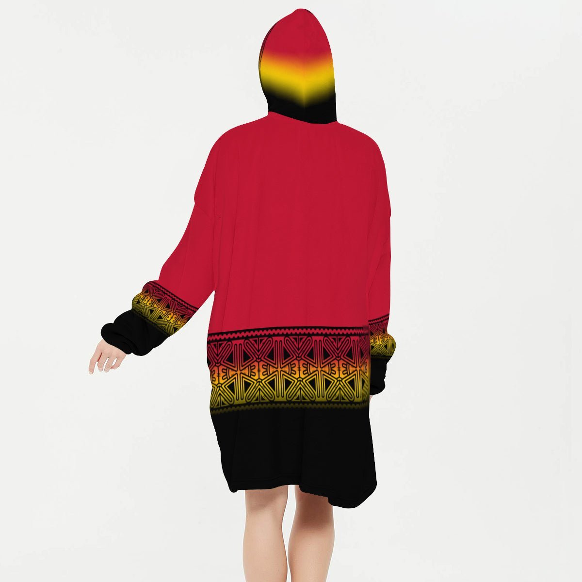 Papua New Guinea Snug Blanket Hoodie - Nesian Kulture