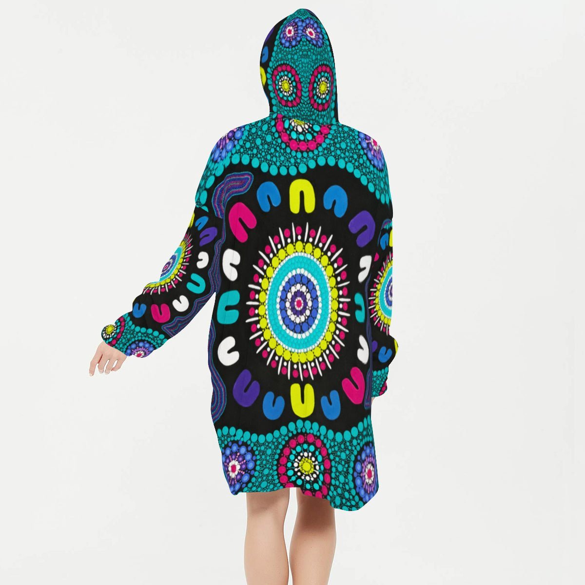 Passing Down Knowledge Snug Blanket Hoodie - Leigh - Anne Johnson - Nesian Kulture