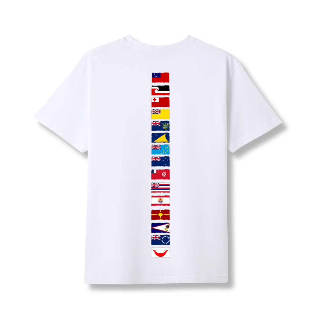 Polynesian - Iconic Palm Flag Tee - Nesian Kulture