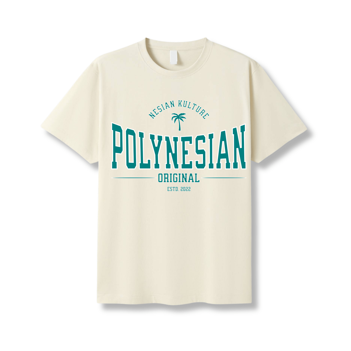 Polynesian - Iconic Palm Flag Tee - Nesian Kulture