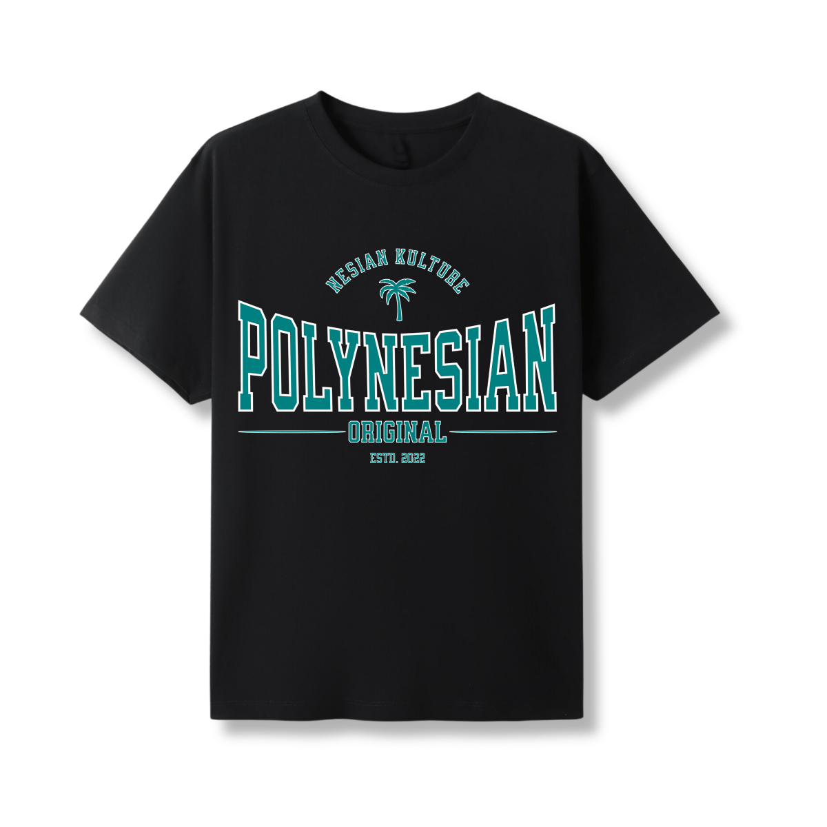 Polynesian - Iconic Palm Flag Tee - Nesian Kulture