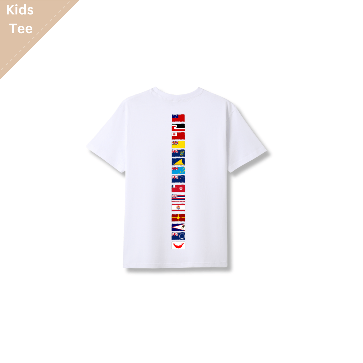 Polynesian Iconic Palm Flag Tee - Kids - Nesian Kulture