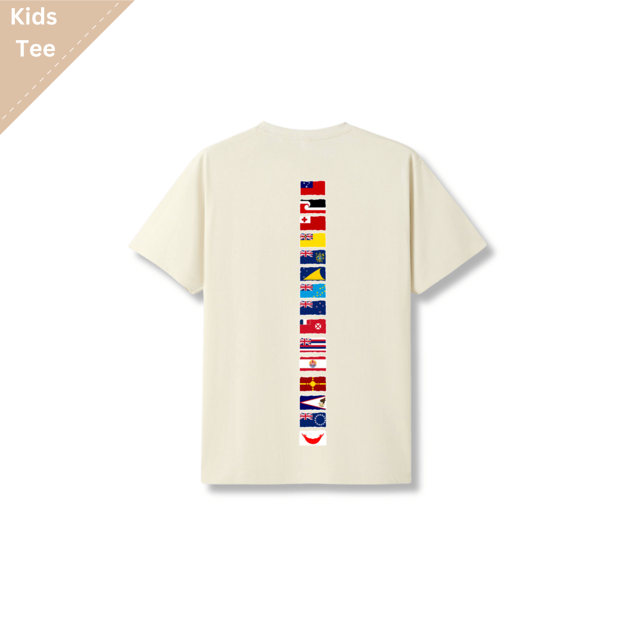 Polynesian Iconic Palm Flag Tee - Kids - Nesian Kulture