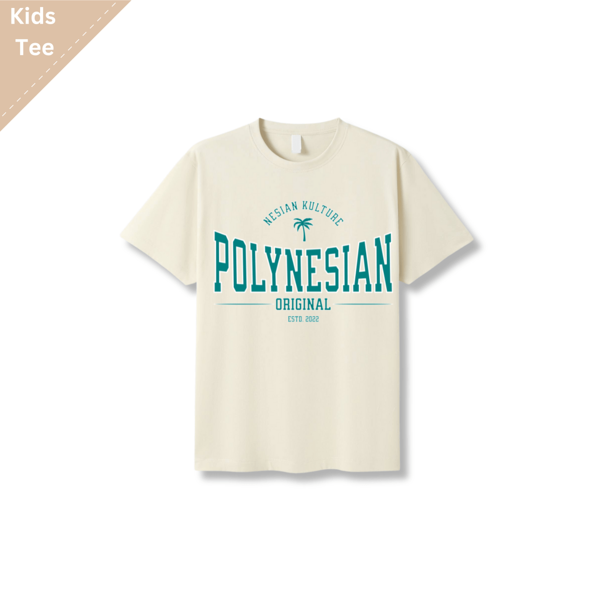 Polynesian Iconic Palm Flag Tee - Kids - Nesian Kulture