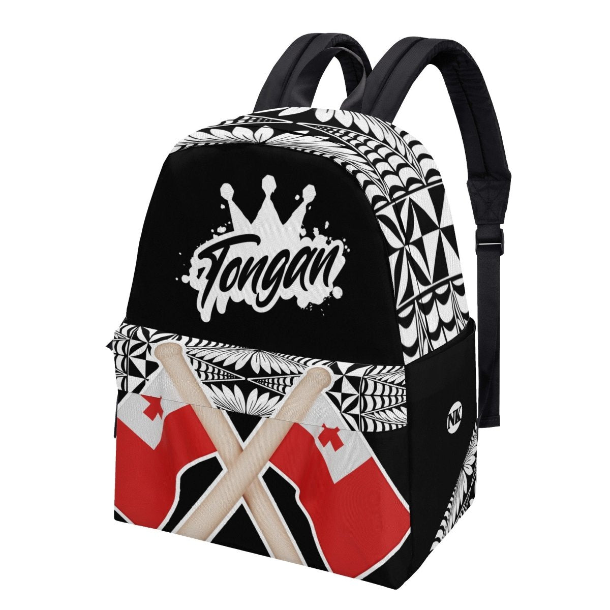 Tongan Crown Backpack - Black - Nesian Kulture