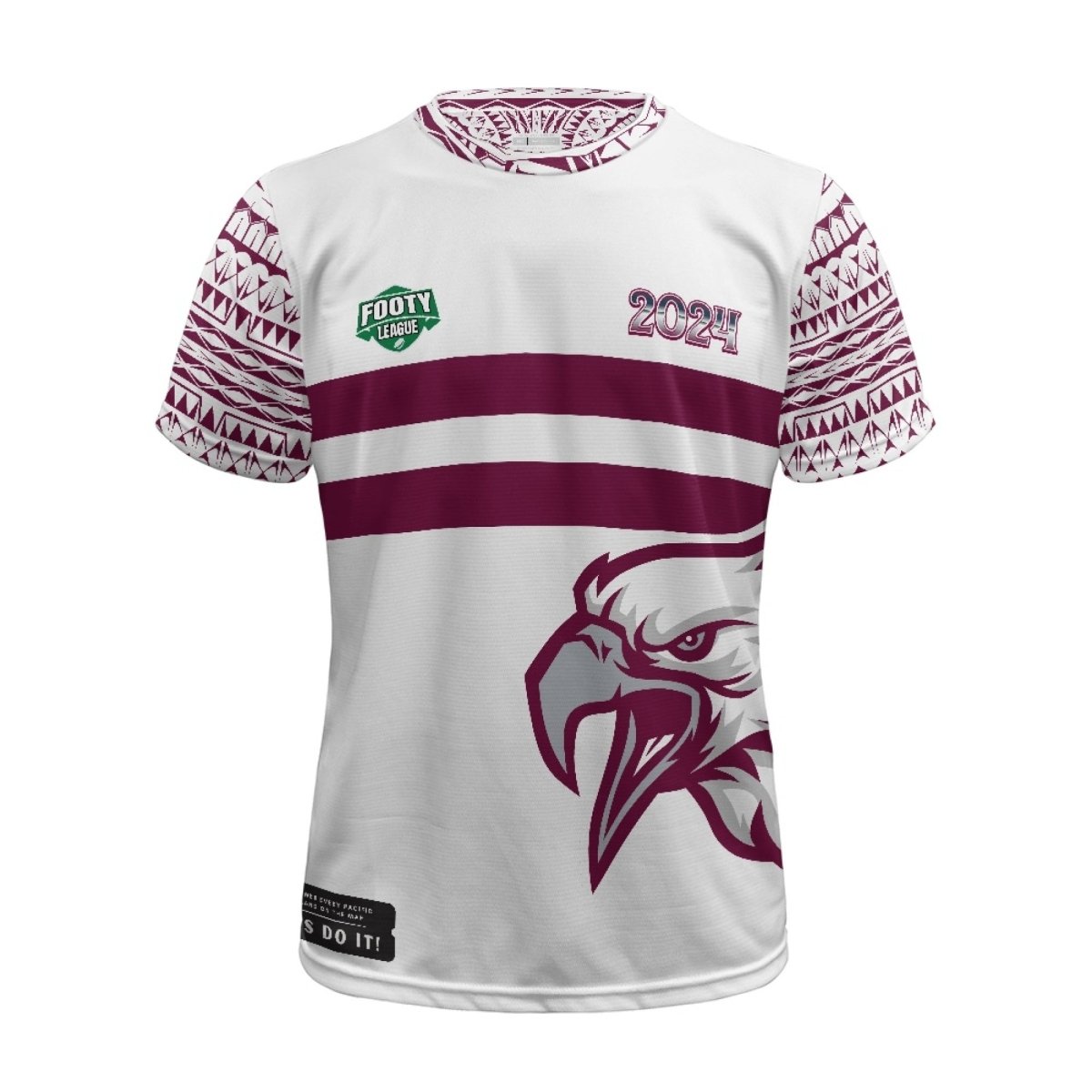 Manly Sea Eagles Pacific Island Rugby League Tee - Cook Islands - Nesian Kulture