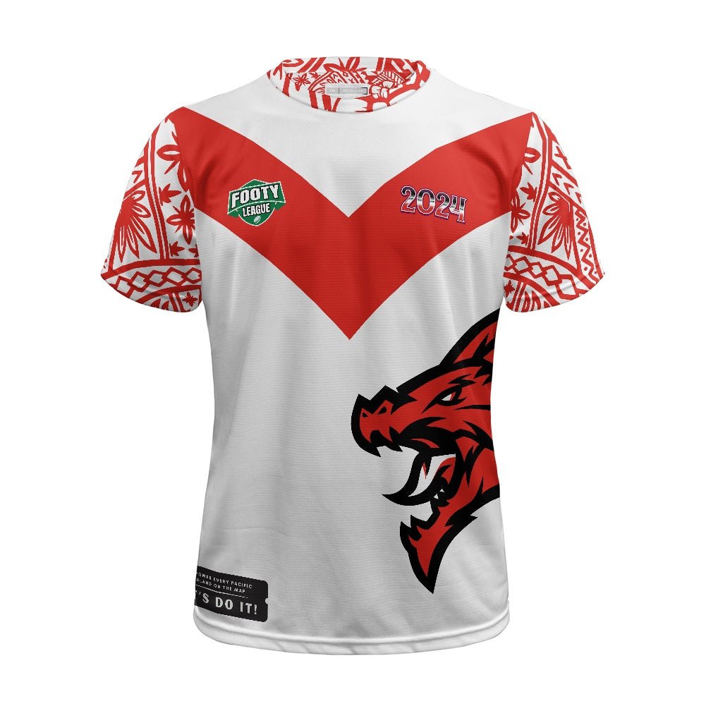 St. George Illawarra Dragons Pacific Island Rugby League Tee - Niue - Nesian Kulture