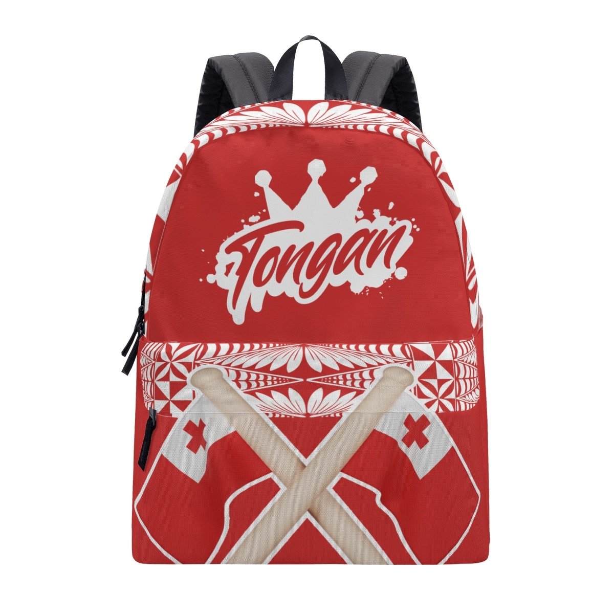 Tongan Crown Backpack - Red - Nesian Kulture